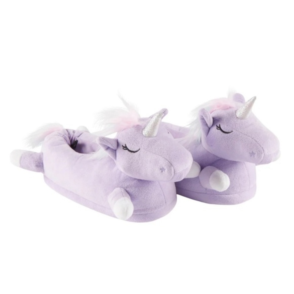 Comfy Cozy Kids 3D Unicorn Slippers NWT